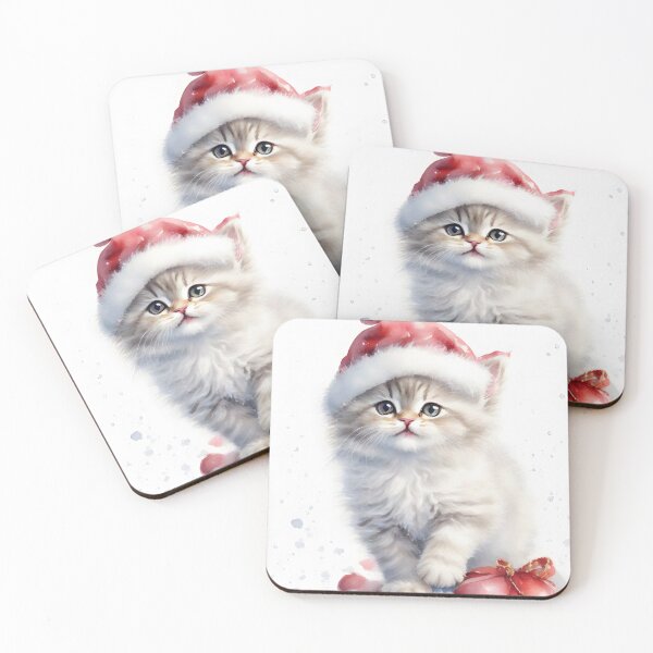 Item preview, Persian cat santa  designed and sold by HOMETOWN86.