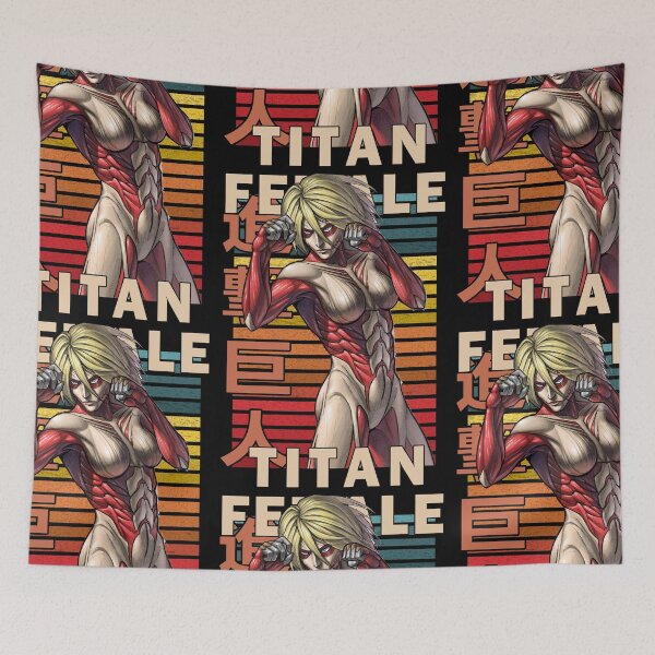 Item preview, The Female Titan Annie Leonhart Retro Anime Design  designed and sold by Wafusaurus.