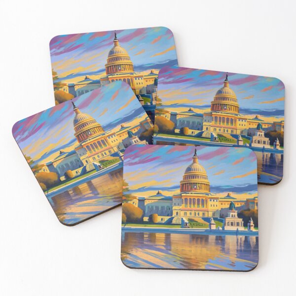 Item preview, Dawn over the Capitol designed and sold by ArtsDestination.