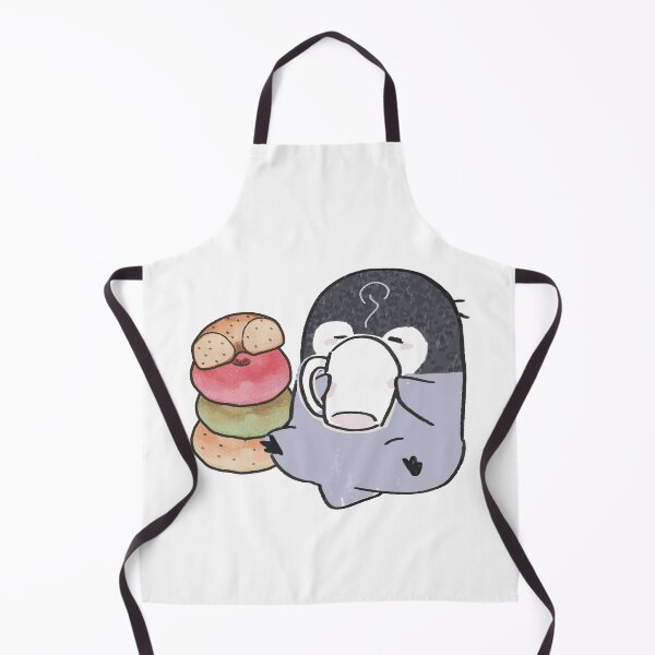 Item preview, Penguin Drinking Coffee designed and sold by chillaxcats.