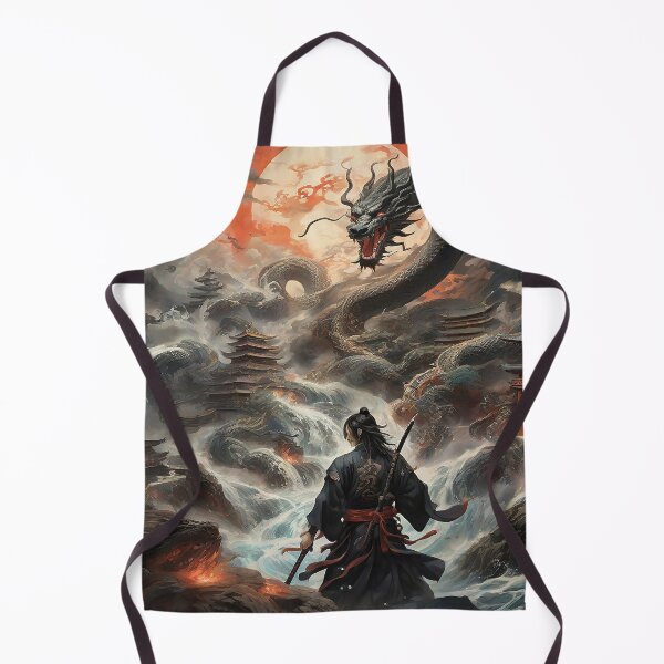 Item preview, Ryujin and Samurai Harmony: Powerful Fusion Art for Warriors designed and sold by Fafa ND.