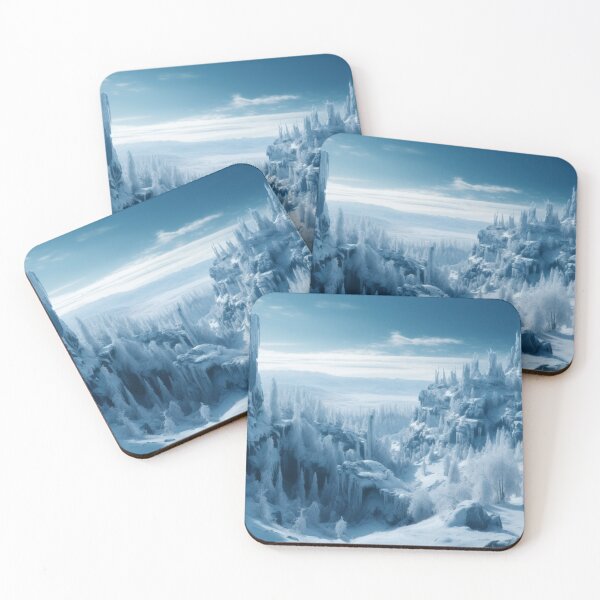Item preview, Frozen Winter Snow Art Abstract Landscapes Oil Painting Scenes Artwork A944 12 designed and sold by MPCFICTION.
