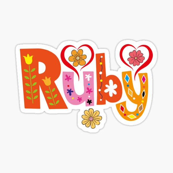 Item preview, Meaning of name ruby designed and sold by artiste00.