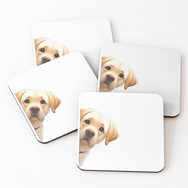 Item preview, Peeking Labrador Retriever - White designed and sold by FoxfireStardust.