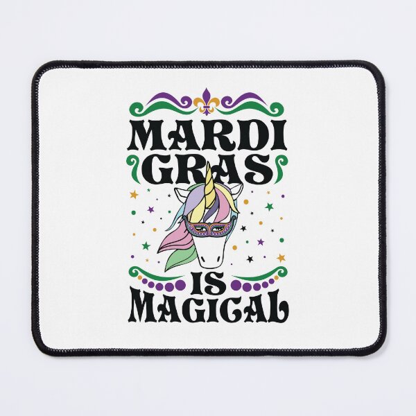 Item preview, Mardi Gras Is Magical Unicorn designed and sold by jaygo.
