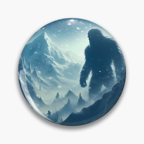 Item preview, The mythical Yeti, the Abominable Snowman designed and sold by AI-Only Creations.
