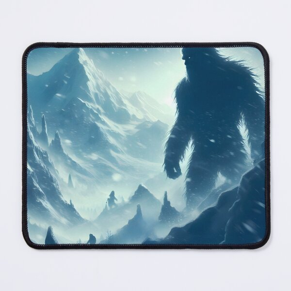 Artikelvorschau, Der mythische Yeti, der abscheuliche Schneemann entworfen und verkauft von AI-Only Creations.
