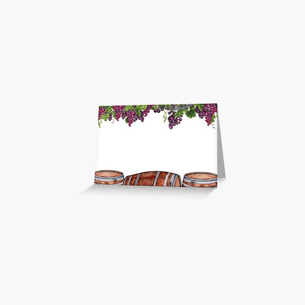 Item preview, Wine Barrels Under Vineyard Grapevine designed and sold by SvettyArt.