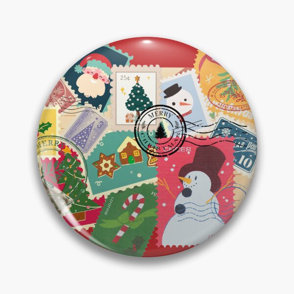 Item preview, Christmas Postage Stamps designed and sold by AnulaArt.