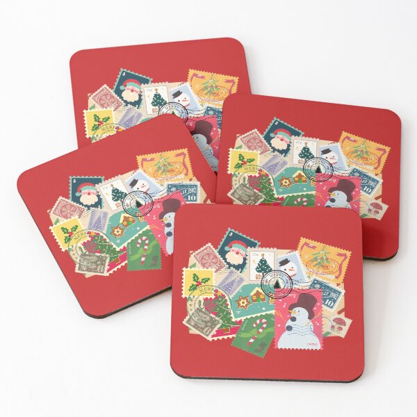 Item preview, Christmas Postage Stamps designed and sold by AnulaArt.