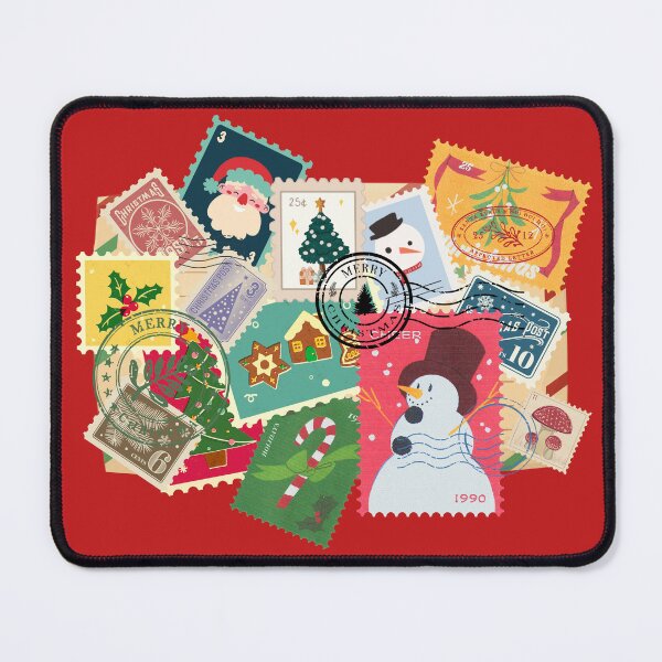 Item preview, Christmas Postage Stamps designed and sold by AnulaArt.