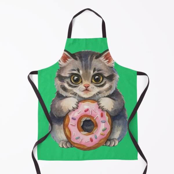 Item preview, pallas cat eating a donut designed and sold by SpectraSplendor.