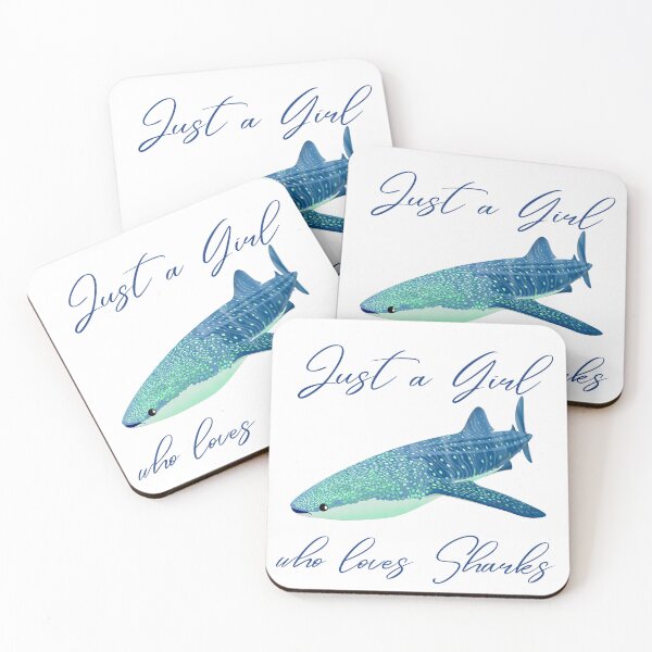 Item preview, Just a girl who loves Sharks designed and sold by Oreo2020 Creations.
