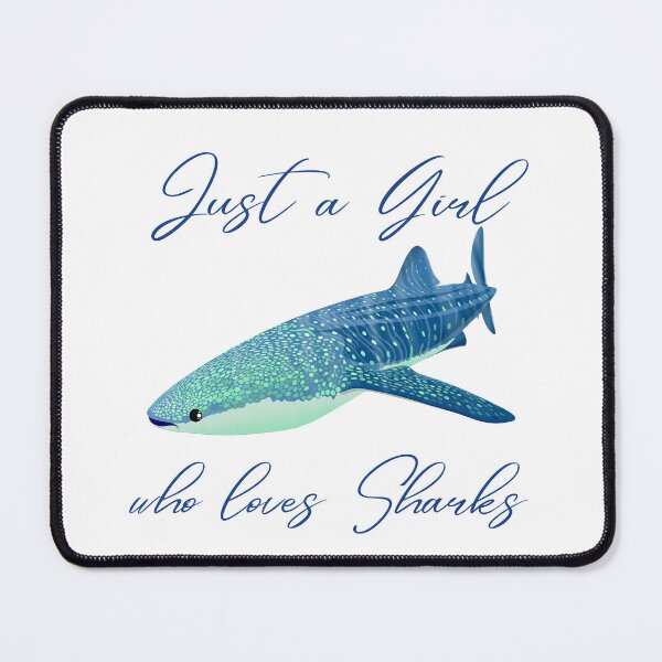 Item preview, Just a girl who loves Sharks designed and sold by Oreo2020 Creations.