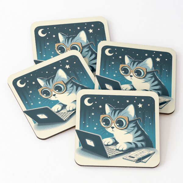Item preview, exam week cat designed and sold by Booksshack.