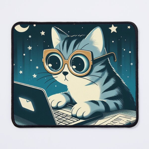 Item preview, exam week cat designed and sold by Booksshack.