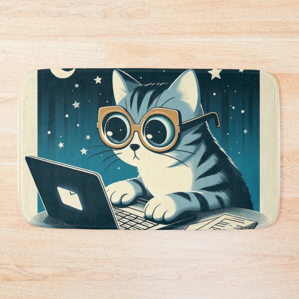 Item preview, exam week cat designed and sold by Booksshack.