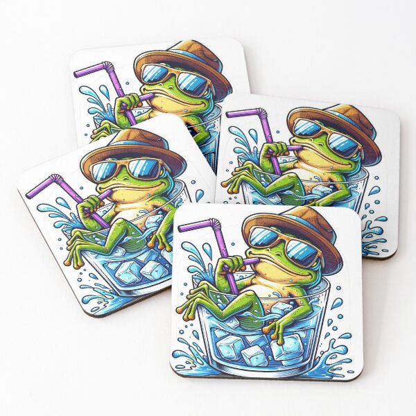 Item preview, Screaming Froggy: Ice-Cold Rebel with a Splash of Attitude designed and sold by lubushop1.