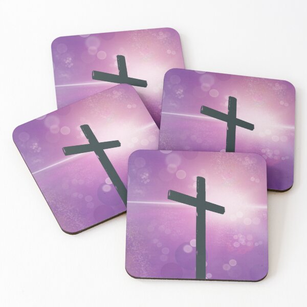 Item preview, Christian Cross on Purple designed and sold by ragtagart.