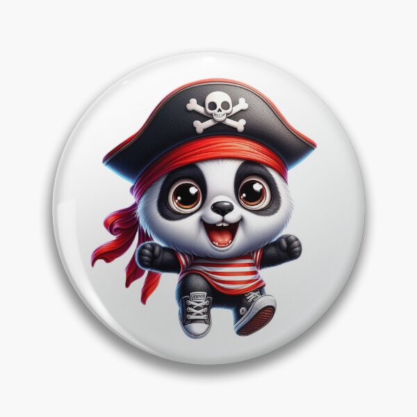 Item preview, lindo panda pirata designed and sold by AxelBrook.