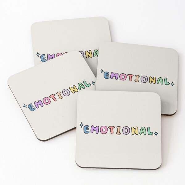 Item preview, Colourful funky "emotional" text.  designed and sold by NeurodiverseTea.