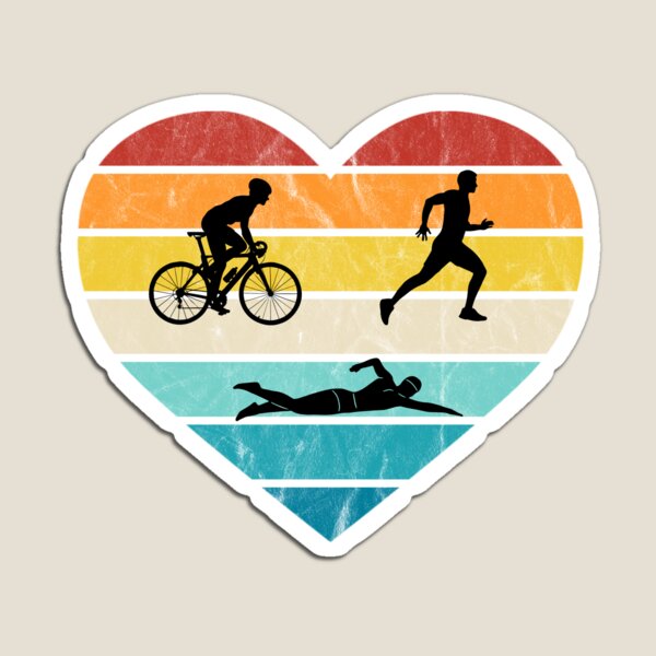 Item preview, I love triathlon swimming cycling running designed and sold by NoPlanB.