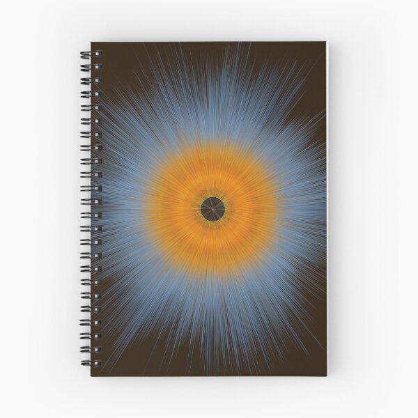 Item preview, Orange Blue Featherlight Starburst designed and sold by Tactux - Digital Artist.