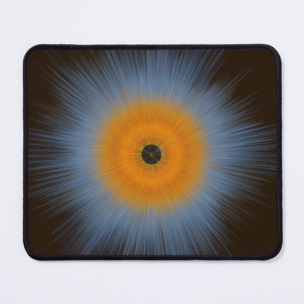 Item preview, Orange Blue Featherlight Starburst designed and sold by Tactux - Digital Artist.