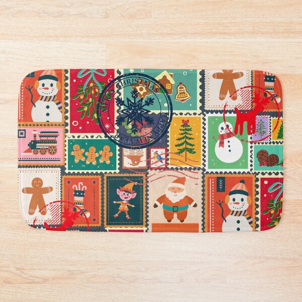 Item preview, Christmas Postage Stamps designed and sold by AnulaArt.