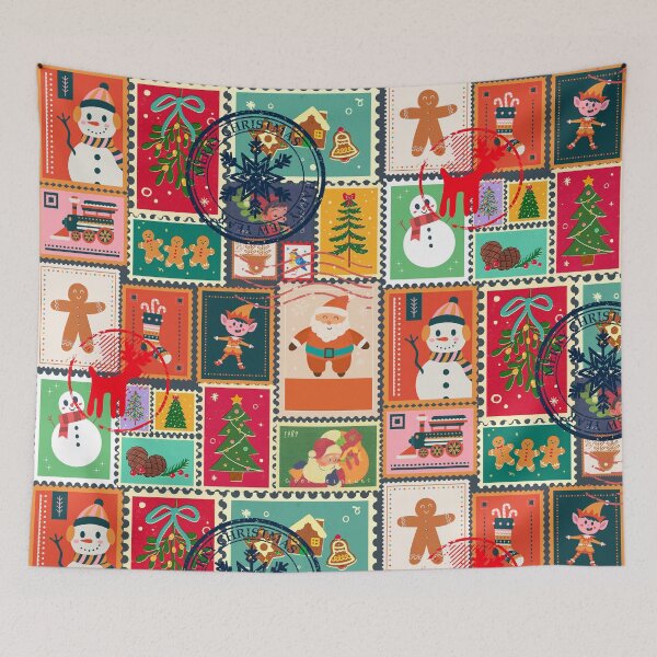Item preview, Christmas Postage Stamps designed and sold by AnulaArt.