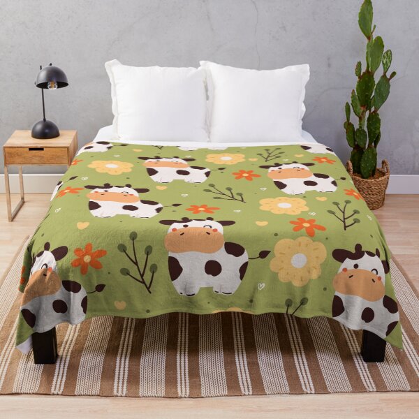 Item preview, Winking Cute Cows Pattern designed and sold by Sport-it.