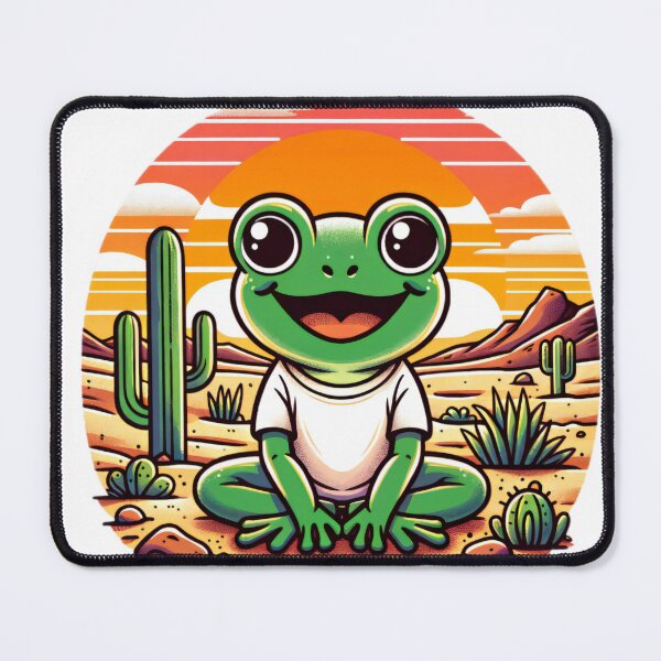 Item preview, Screaming Froggy: Zen Master in the Desert Oasis designed and sold by lubushop1.