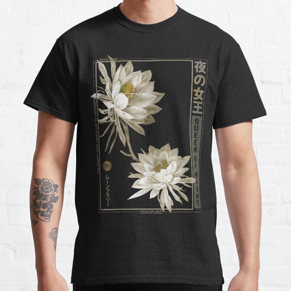 Vista previa del artículo con la obra «anime japonés flor de luna estética», diseñado y vendido por Otakuniverse.