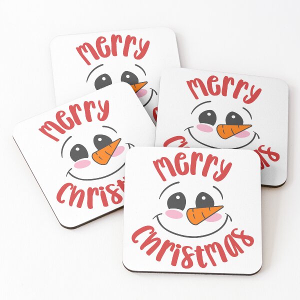 Item preview, Red Merry Christmas Cute Snowman  designed and sold by ChristmasCharm.