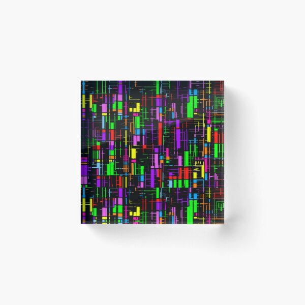 Item preview, Neon lines abstract designed and sold by SJ-Atelier.