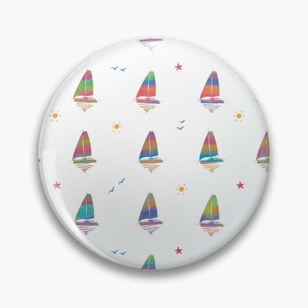 Item preview, Colorful Catamaran Pattern Art designed and sold by jvcoart.