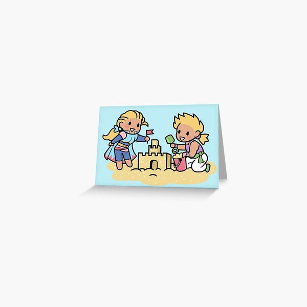 Item preview, Two guys building a sand castle designed and sold by The Phoenix Cave.
