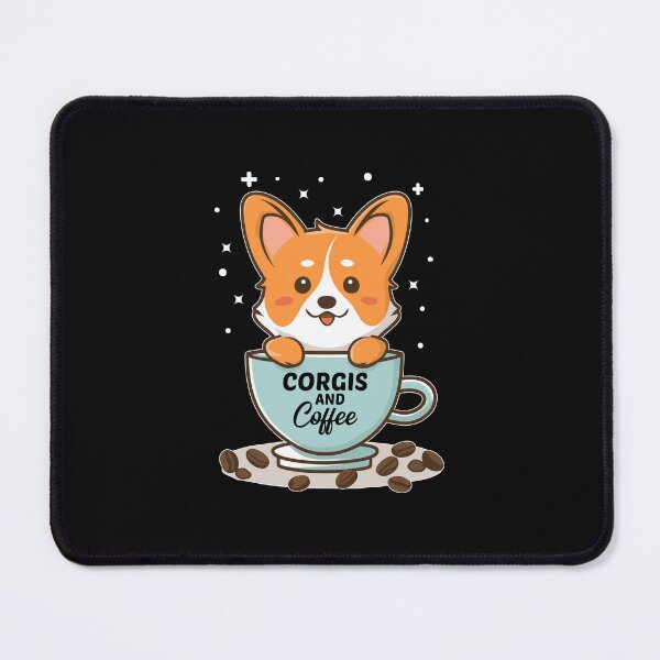 Item preview, Coffee And Corgi T-shirt Design. designed and sold by Faysalfashion.