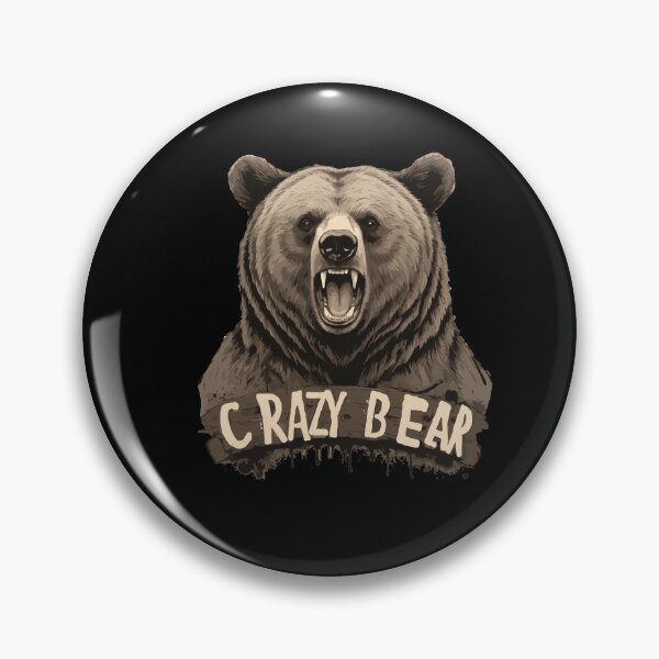 Item preview, crazy bear designed and sold by YolaShopOnline.