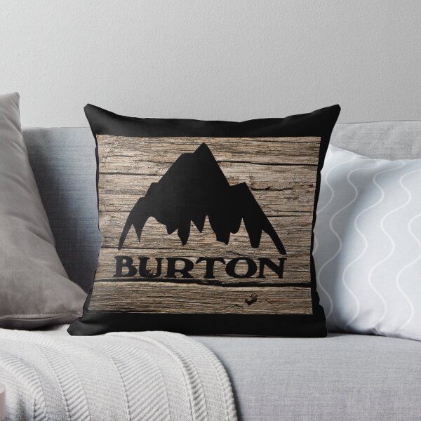 Burton wood Throw Pillow