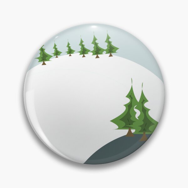Item preview, Geometric design – Christmas tree on snowy mountain designed and sold by Xieurabbit.