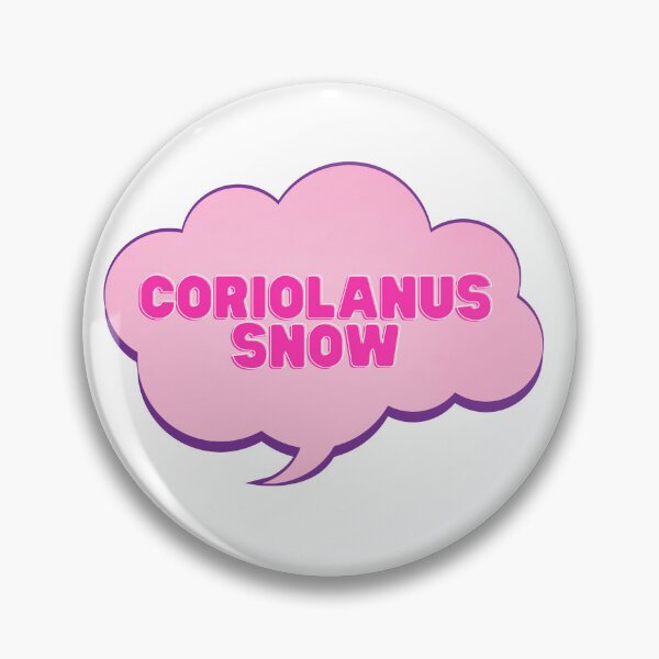 Item preview, Coriolanus Snow Thought Bubble Pink TBOSAS designed and sold by NimuehArt.