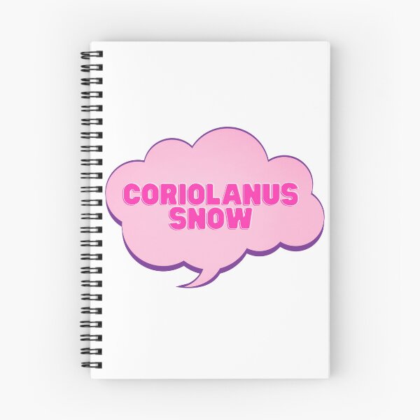 Item preview, Coriolanus Snow Thought Bubble Pink TBOSAS designed and sold by NimuehArt.