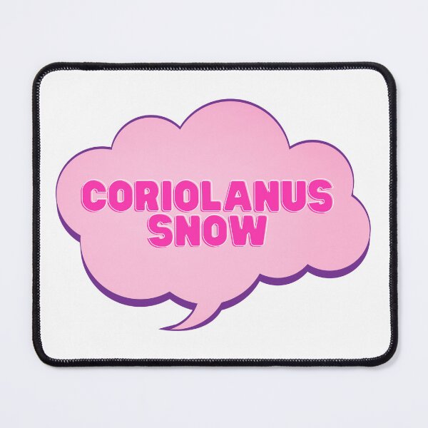 Item preview, Coriolanus Snow Thought Bubble Pink TBOSAS designed and sold by NimuehArt.