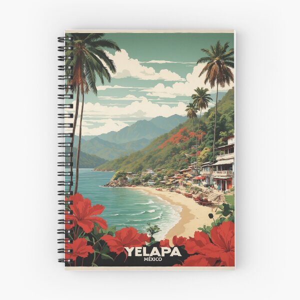 Item preview, Yelapa Jalisco Mexico Vintage Poster designed and sold by TravelersGems.