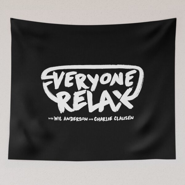Item preview, 2023 Everyone Relax (white logo) designed and sold by James Fosdike.