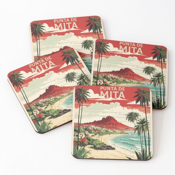 Item preview, Punta de Mita Mexico Vintage Poster Tourism designed and sold by TravelersGems.