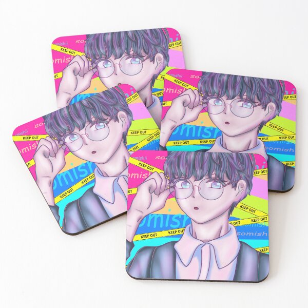Item preview, anime boy glasses punk cute colorful designed and sold by somishii.