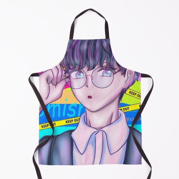 Item preview, anime boy glasses punk cute colorful designed and sold by somishii.