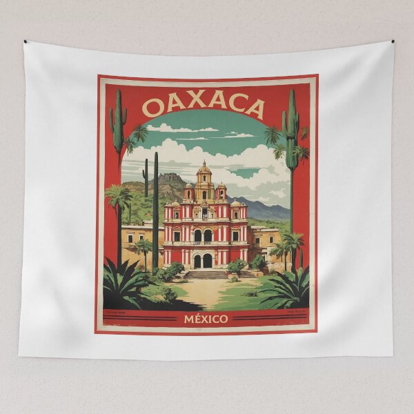 Item preview, Oaxaca Mexico Vintage Poster Tourism designed and sold by TravelersGems.